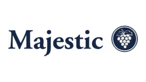 Logo of Majestic Wine with grape icon, relevant to Salience marketing insights.
