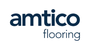 Amtico Flooring logo in dark blue text on a transparent background.