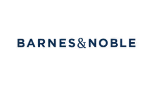 Barnes & Noble logo in dark blue text on a white background.