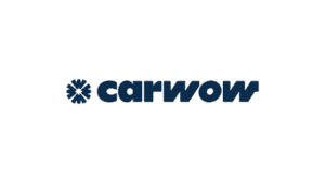 Carwow logo featuring a stylized asterisk symbol and bold lowercase text.