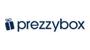 Prezzy Box logo with gift box icon