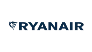 Ryanair airline logo with harp symbol